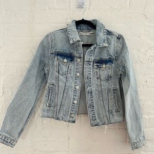 Lovers and Friends Denim Raw Jean Jacket